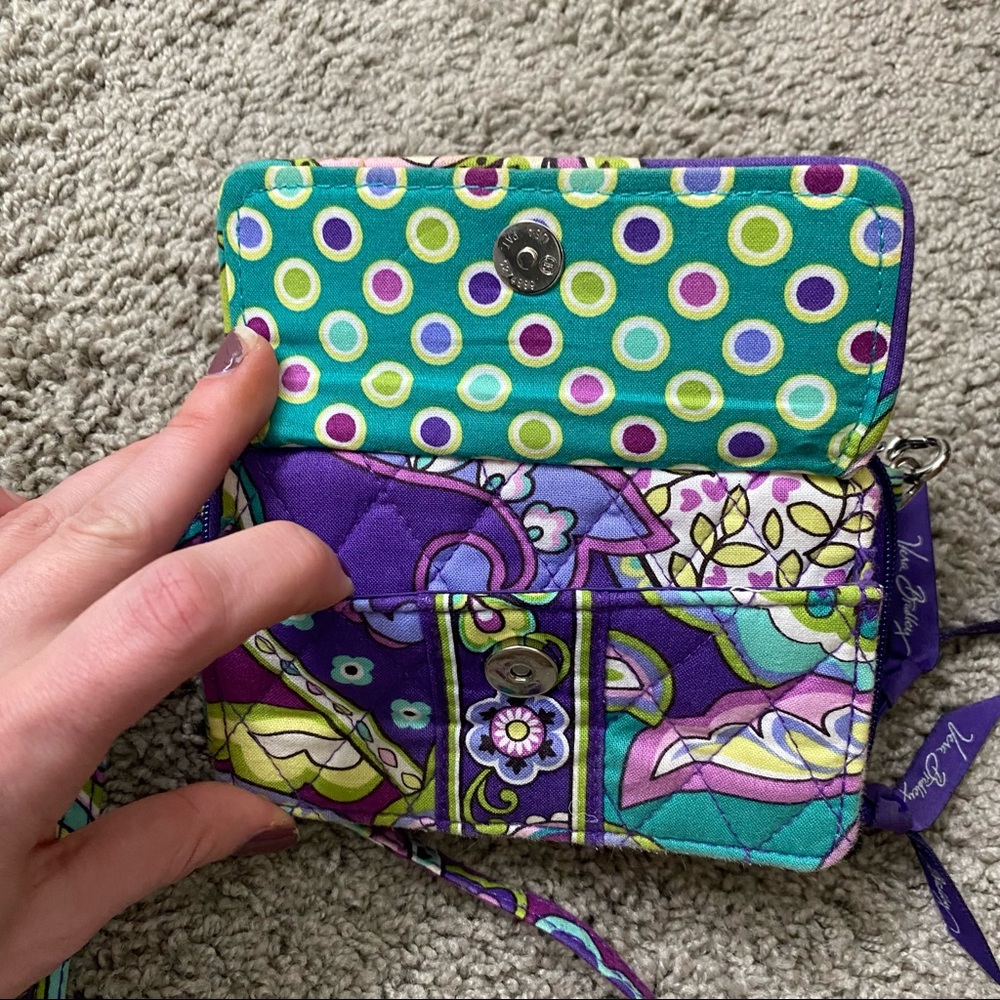 Vera Bradley Small Purse Removable Strap Wallet - Picture 5 of 12